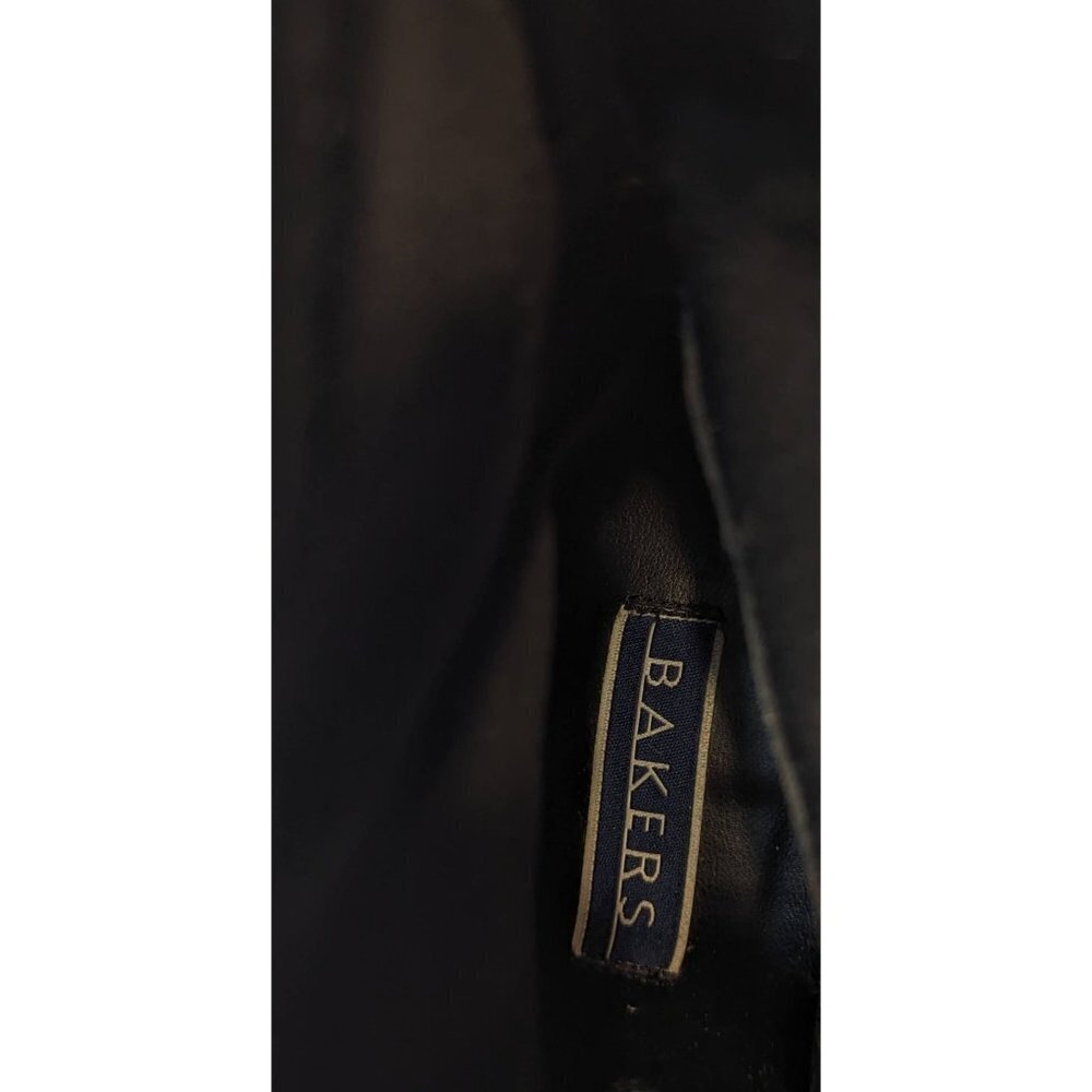 Bakers Black Leather Ankle Booties with Buckle Strap Detail - Picture 11 of 12